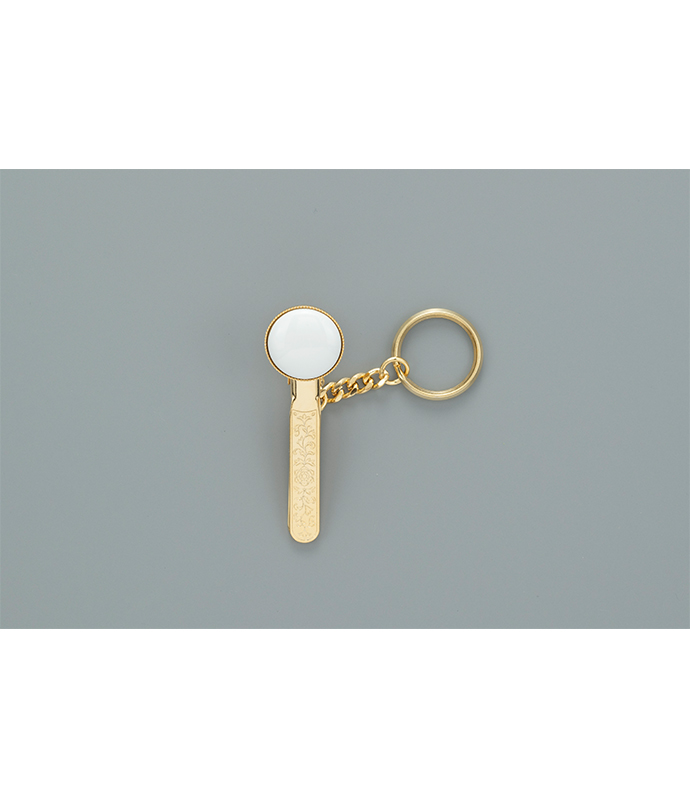 バッグキークリップ（ラマージュ）ゴールド