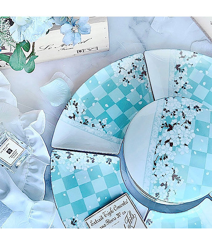 櫻の宴・花緑青 | キルンアート