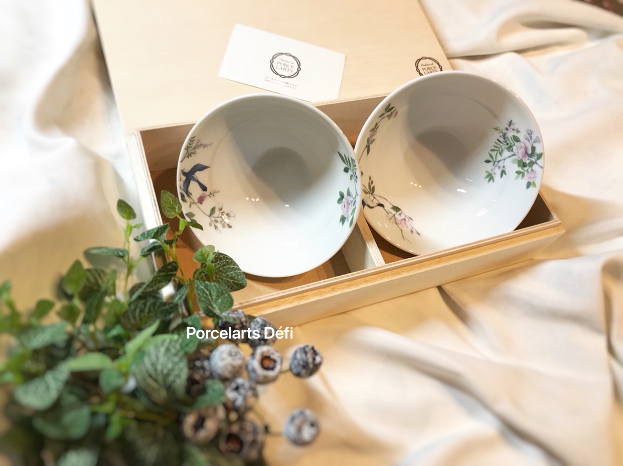 カド・ドゥ・ポーセラーツの夫婦茶碗 | キルンアート